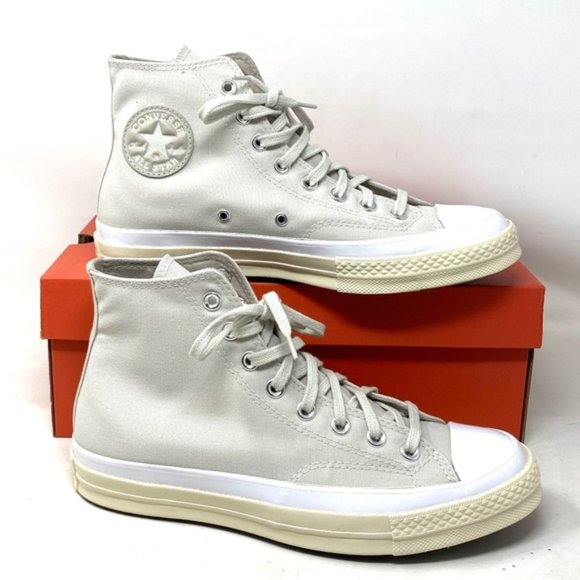 Converse Chuck 70 Shoes Canvas Egret Women Size High Top Casual Sneakers A00727C - Picture 2 of 7
